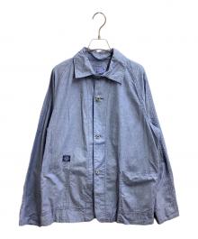 POST O'ALLS（ポストオーバーオールズ）の古着「シャンブレー2ポケットカバーオール / USA製 / 2131R-SC」｜インディゴ