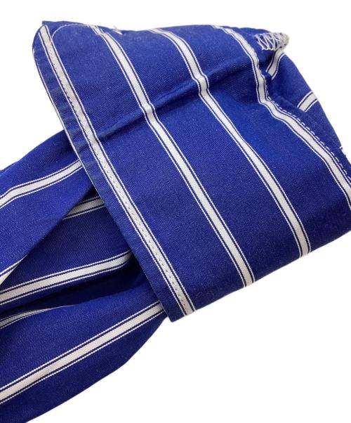 sky high farm（スカイハイファーム）sky high farm Striped Button Down Shirt / ストライプボタンダウンシャツ / Dover Street Market取扱 / SHF06-B026-B212-B016 ブルー サイズ:Sの古着・服飾アイテム