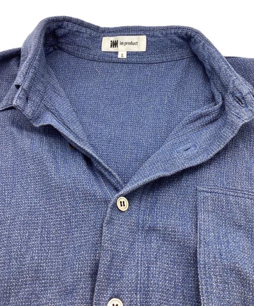 im product（アイムプロダクト）im product (アイムプロダクト) コットンシャツ　 ISSEY MIYAKE ブルー サイズ:Lの古着・服飾アイテム
