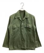 US ARMYユーエスアーミー）の古着「ユーティリティシャツ / 13スターボタン」｜オリーブ
