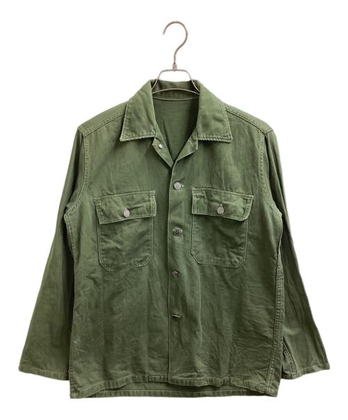 US ARMY（ユーエスアーミー）US ARMY (ユーエスアーミー) ユーティリティシャツ / 13スターボタン オリーブ サイズ:不明(記入なし)の古着・服飾アイテム