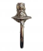 Vivienne Westwoodヴィヴィアンウエストウッド）の古着「VERA SINGLE HOOP ヴェラシングルフープピアス オーブ 62030051-02P019-IM」｜シルバー