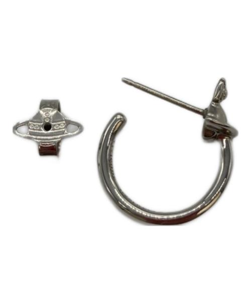 Vivienne Westwood（ヴィヴィアンウエストウッド）Vivienne Westwood (ヴィヴィアンウエストウッド) VERA SINGLE HOOP ヴェラシングルフープピアス オーブ 62030051-02P019-IM シルバーの古着・服飾アイテム