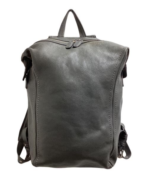 土屋鞄（ツチヤカバン）土屋鞄 (ツチヤカバン) トーンオイルヌメ ソフトミディアムバックパック グレーの古着・服飾アイテム