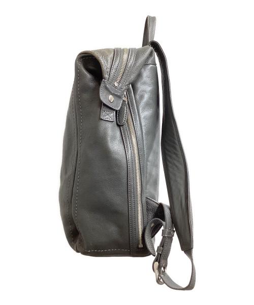 土屋鞄（ツチヤカバン）土屋鞄 (ツチヤカバン) トーンオイルヌメ ソフトミディアムバックパック グレーの古着・服飾アイテム