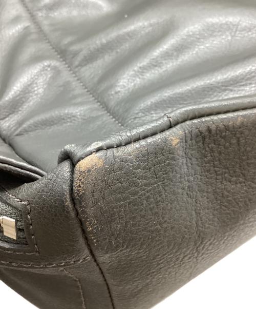 土屋鞄（ツチヤカバン）土屋鞄 (ツチヤカバン) トーンオイルヌメ ソフトミディアムバックパック グレーの古着・服飾アイテム