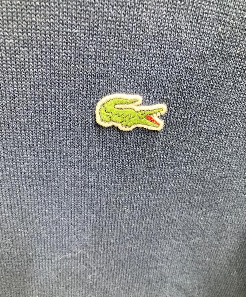 LACOSTE（ラコステ）LACOSTE (ラコステ) 成形横編みニットTシャツ ネイビー サイズ:US Lの古着・服飾アイテム