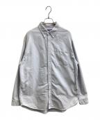 THE NORTHFACE PURPLELABELザ・ノースフェイス パープルレーベル）の古着「Cotton Polyester OX B.D. Shirt / コットンポリエステルOXボタンダウンシャツ / NT3118N」｜ブルー