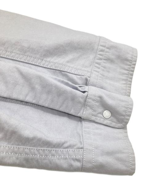 THE NORTHFACE PURPLELABEL（ザ・ノースフェイス パープルレーベル）THE NORTHFACE PURPLELABEL Cotton Polyester OX B.D. Shirt / コットンポリエステルOXボタンダウンシャツ / NT3118N ブルー サイズ:Lの古着・服飾アイテム