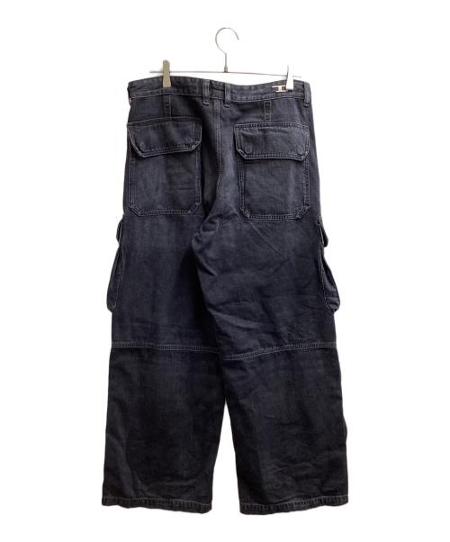 DIESEL（ディーゼル）DIESEL (ディーゼル) relaxed jeans d-touch cargo 007Z9 ブラック サイズ:W30の古着・服飾アイテム