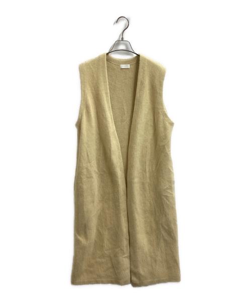 BALLSEY（ボールジィ）BALLSEY (ボールジィ) フラッフィーヤーン ロングジレ　11-02-14-02102 イエロー サイズ:Sの古着・服飾アイテム