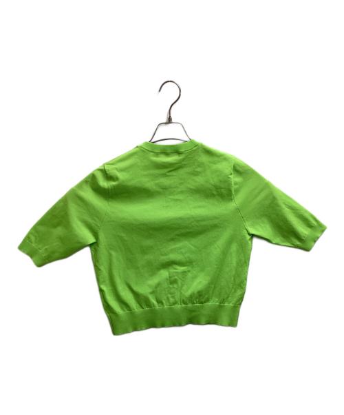 CABAN（キャバン）CABAN (キャバン) ファインポリエステル ハーフスリーブポケットカーディガン 39-02-01-02012 グリーン サイズ:Sの古着・服飾アイテム