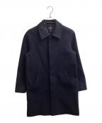 A.P.C.アーペーセー）の古着「ウールステンカラーカラーコート / 24196-1-23541」｜ネイビー