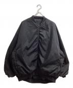 LAD MUSICIANラッドミュージシャン）の古着「BIG MA-1 BLACK / ビッグ エムエーワン ブラック / Bomber Jacket / ボンバージャケット / 2219-354 / Made in JAPAN / 日本製」｜ブラック