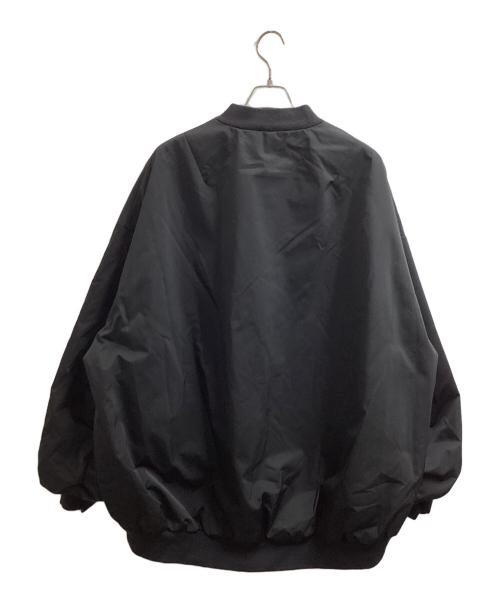 LAD MUSICIAN（ラッドミュージシャン）LAD MUSICIAN BIG MA-1 BLACK / ビッグ エムエーワン ブラック / Bomber Jacket / ボンバージャケット / 2219-354 / Made in JAPAN / 日本製 ブラック サイズ:46の古着・服飾アイテム