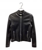 Saint Laurent Parisサンローランパリ）の古着「シングルライダースジャケット / single riders jacket / Keith Racer Jacket / 362239 Y5YA1 イタリア製」｜ブラック