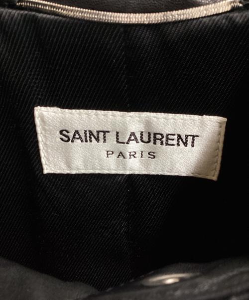 Saint Laurent Paris（サンローランパリ）Saint Laurent Paris シングルライダースジャケット / single riders jacket / Keith Racer Jacket / 362239 Y5YA1 イタリア製 ブラック サイズ:46の古着・服飾アイテム
