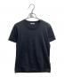 MONCLER（モンクレール）の古着「MONCLER / モンクレール / ロゴラインストーンTシャツ」｜ブラック