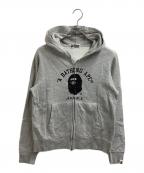 A BATHING APEア ベイシング エイプ）の古着「ジップパーカー」｜グレー