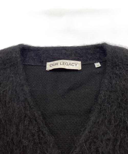 OUR LEGACY（アワーレガシー）OUR LEGACY (アワーレガシー) モヘアカーディガン / M4208CBM ブラック サイズ:48の古着・服飾アイテム