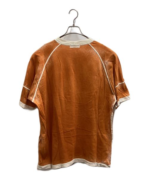 STONE ISLAND（ストーンアイランド）STONE ISLAND (ストーンアイランド) HAND SPRAYED ORGANIC COTTON 7815210T4 オレンジ サイズ:XLの古着・服飾アイテム