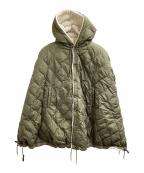 TAIONタイオン）の古着「ミリタリーダウンポンチョ/TAION-CPML-1」｜オリーブ