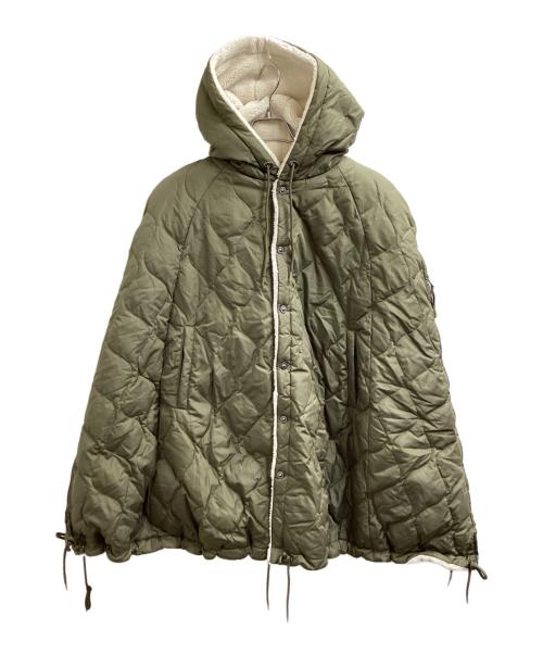 TAION（タイオン）TAION (タイオン) ミリタリーダウンポンチョ/TAION-CPML-1 オリーブ サイズ:ONE SIZE 未使用品の古着・服飾アイテム
