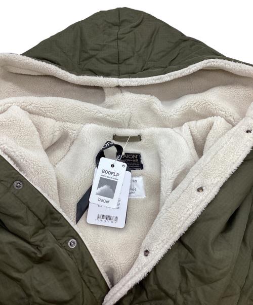 TAION（タイオン）TAION (タイオン) ミリタリーダウンポンチョ/TAION-CPML-1 オリーブ サイズ:ONE SIZE 未使用品の古着・服飾アイテム