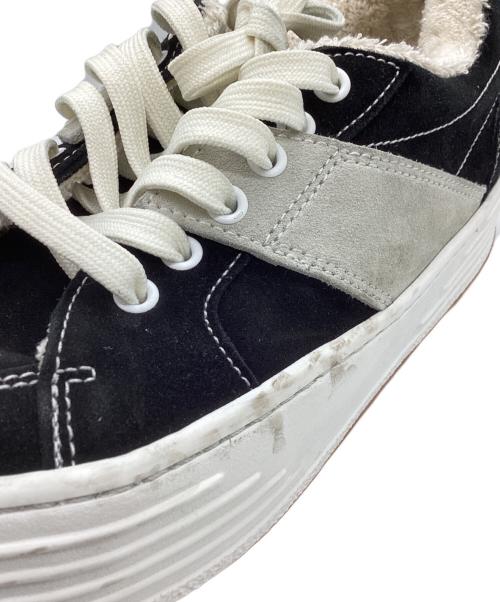 Palm Angels（パーム エンジェルス）Palm Angels (パーム エンジェルス) SUEDE SNOW LOW TOP / スエードスノーロートップ / ローカットスニーカー ブラック サイズ:42の古着・服飾アイテム