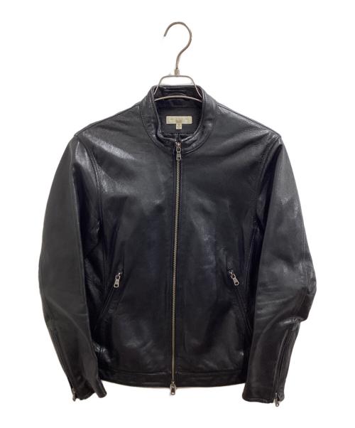 BEAUTY&YOUTH（ビューティーアンドユース）BEAUTY&YOUTH (ビューティーアンドユース) ゴートレザー シングル ライダース / 1225-199-6978 ブラック サイズ:Sの古着・服飾アイテム