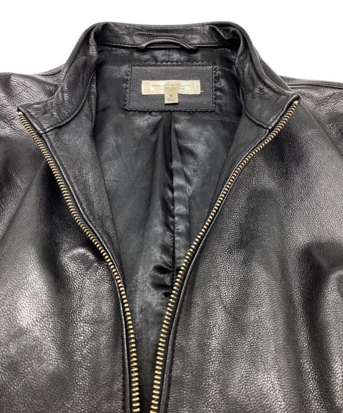 BEAUTY&YOUTH（ビューティーアンドユース）BEAUTY&YOUTH (ビューティーアンドユース) ゴートレザー シングル ライダース / 1225-199-6978 ブラック サイズ:Sの古着・服飾アイテム
