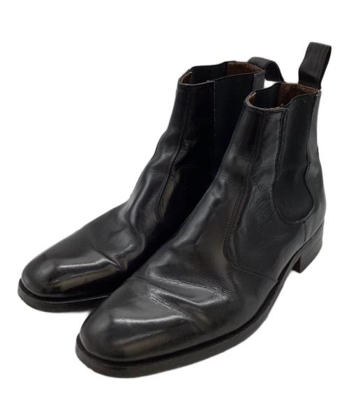 hartt（ハート）hartt (ハート) カナダ製 セミスクエアトゥ サイドゴアシューズ ブラック サイズ:7の古着・服飾アイテム