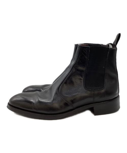 hartt（ハート）hartt (ハート) カナダ製 セミスクエアトゥ サイドゴアシューズ ブラック サイズ:7の古着・服飾アイテム