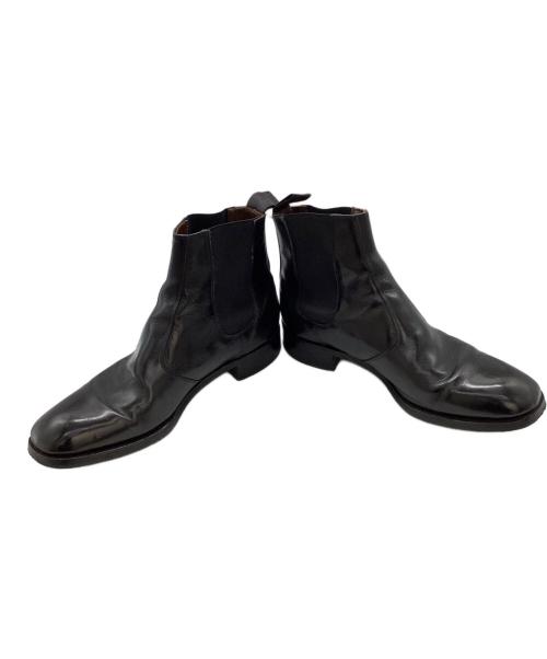 hartt（ハート）hartt (ハート) カナダ製 セミスクエアトゥ サイドゴアシューズ ブラック サイズ:7の古着・服飾アイテム