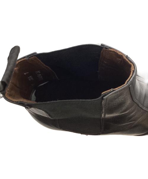 hartt（ハート）hartt (ハート) カナダ製 セミスクエアトゥ サイドゴアシューズ ブラック サイズ:7の古着・服飾アイテム