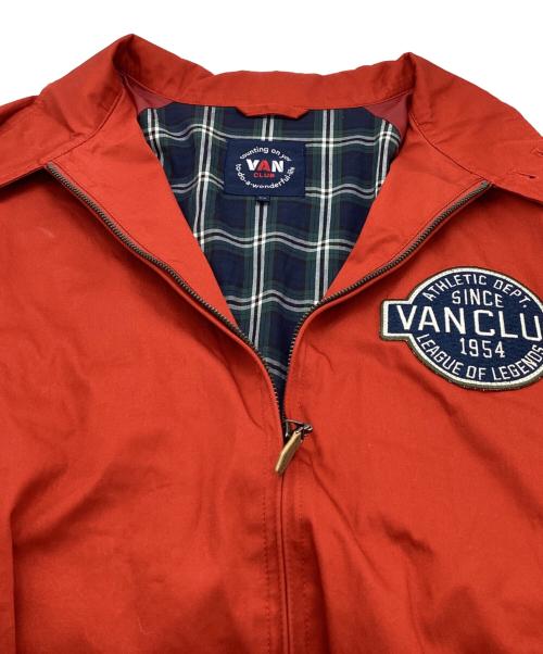 VAN（ヴァン）VAN (ヴァン) バックロゴ刺繍スイングトップ/VAN CLUB レッド サイズ:LLの古着・服飾アイテム
