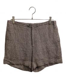 GUCCI（グッチ）の古着「リネンショートパンツ 573772 ZAA5R」｜ブラウン