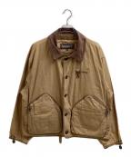 Timberlandティンバーランド）の古着「ハンティングショートジャケット / 推定90-00's フィッシングジャケット」｜ベージュ