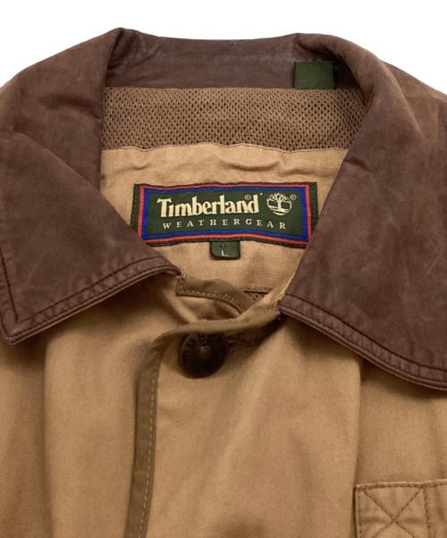 Timberland（ティンバーランド）Timberland (ティンバーランド) ハンティングショートジャケット / 推定90-00's フィッシングジャケット ベージュ サイズ:Lの古着・服飾アイテム