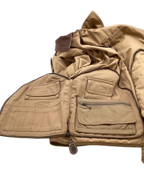 Timberland（ティンバーランド）Timberland (ティンバーランド) ハンティングショートジャケット / 推定90-00's フィッシングジャケット ベージュ サイズ:Lの古着・服飾アイテム