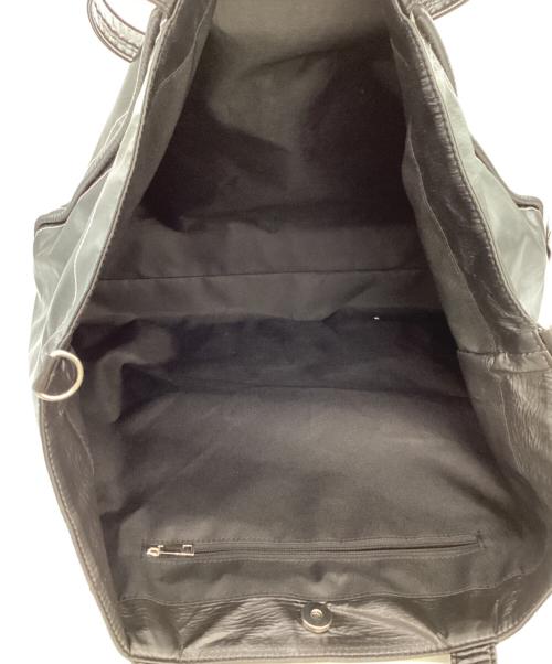 Matin Kim（マーティン・キム）MATIN KIM (マーティン・キム) コーティングトートバッグ　BIG COATING TOTE BAG ブラックの古着・服飾アイテム