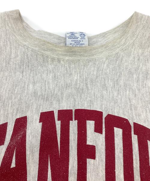 Champion REVERSE WEAVE（チャンピオン リバース ウィーブ）Champion REVERSE WEAVE (チャンピオン リバース ウィーブ) カレッジロゴスウェット / 90s前期タグ / STANFORD / スタンフォード大学 グレー サイズ:XLの古着・服飾アイテム