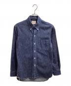 BONCOURAボンクラ）の古着「BD shirt denim / ボタンダウンデニムシャツ」｜インディゴ