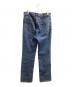 JOHN LAWRENCE SULLIVAN (ジョン ローレンス サリバン) Washed denim zipped pants　JLS-02-20 インディゴ サイズ:46：9000円