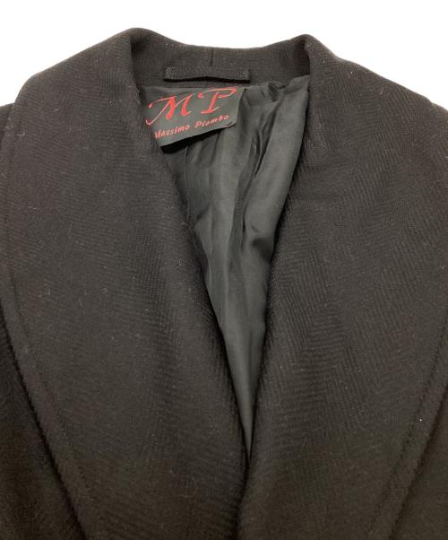 MP di MASSIMO PIOMBO（エム ピー ディ マッシモ ピオンボ）MP di MASSIMO PIOMBO (エム ピー ディ マッシモ ピオンボ) ウールコート / 1125-343-5399 ブラック サイズ:46の古着・服飾アイテム