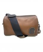 COACHコーチ）の古着「ショルダーバッグペイサー コンバーチブル ドーム カラーブロック シグネチャー コーチ パッチ / shoulder bag Pacer Convertible Dome Color Block Signature 89257」｜ブラウン
