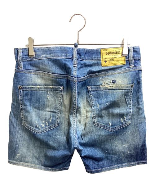 DSQUARED2（ディースクエアード）DSQUARED2 (ディースクエアード) square crotch short S71MU0411 インディゴ サイズ:46の古着・服飾アイテム