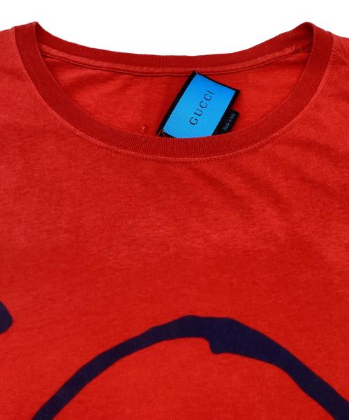 GUCCI（グッチ）GUCCI (グッチ) GUCCI / グッチ / プリントＴシャツ / GGゴースト TEE / 440103-X3F28 レッド サイズ:Lの古着・服飾アイテム