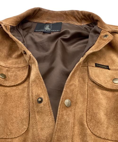 Hysteric Glamour（ヒステリックグラマー）Hysteric Glamour (ヒステリックグラマー) スエードジャケット / 0294LB01 ブラウン サイズ:Sの古着・服飾アイテム