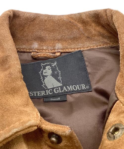 Hysteric Glamour（ヒステリックグラマー）Hysteric Glamour (ヒステリックグラマー) スエードジャケット / 0294LB01 ブラウン サイズ:Sの古着・服飾アイテム
